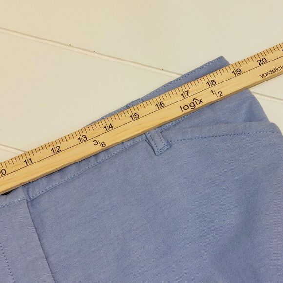 Talbots Women's 14 The Perfect Chino Pants Blue Full Length Cotton Inseam 30.5" - Picture 7 of 10